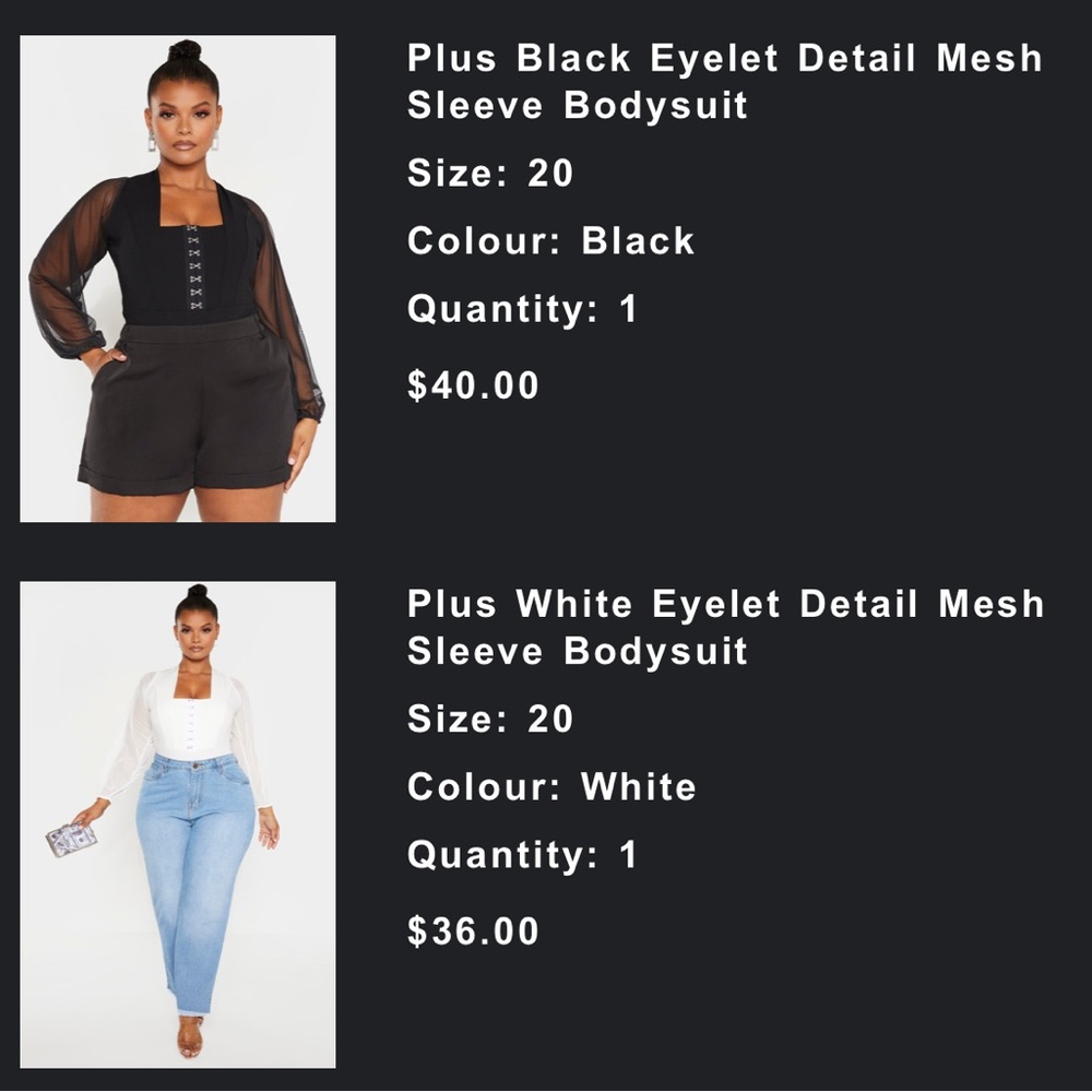 PLT Bodysuits